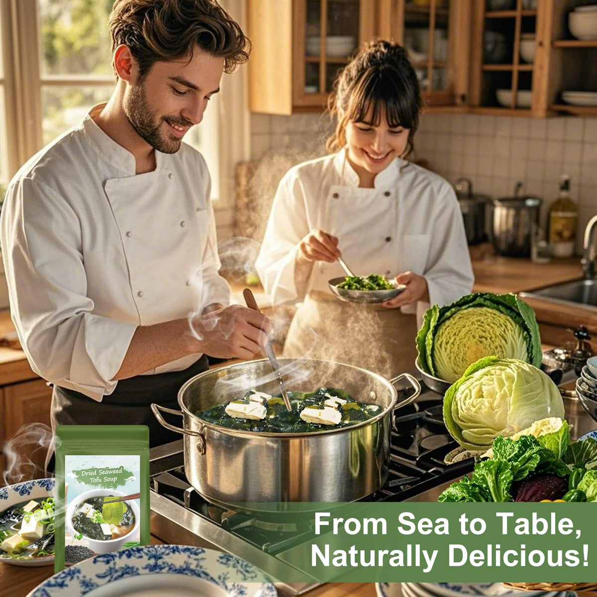 SEAYOFA miso soup in bowl shows ready-to-serve comfort in minutes
