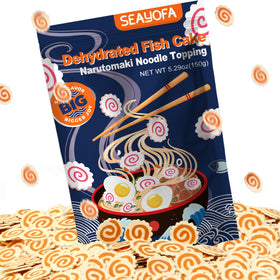 SEAYOFA Narutomaki double-sized slices brighten ramen bowls with vibrant texture.