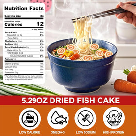 SEAYOFA Narutomaki enhances ramen bowls with fun topping ideas for meals.