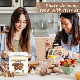 SEAYOFA mushroom powder on roasted vegetables boosts umami without additives