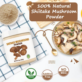 SEAYOFA shiitake powder freshness seal keeps aroma sealed during storage