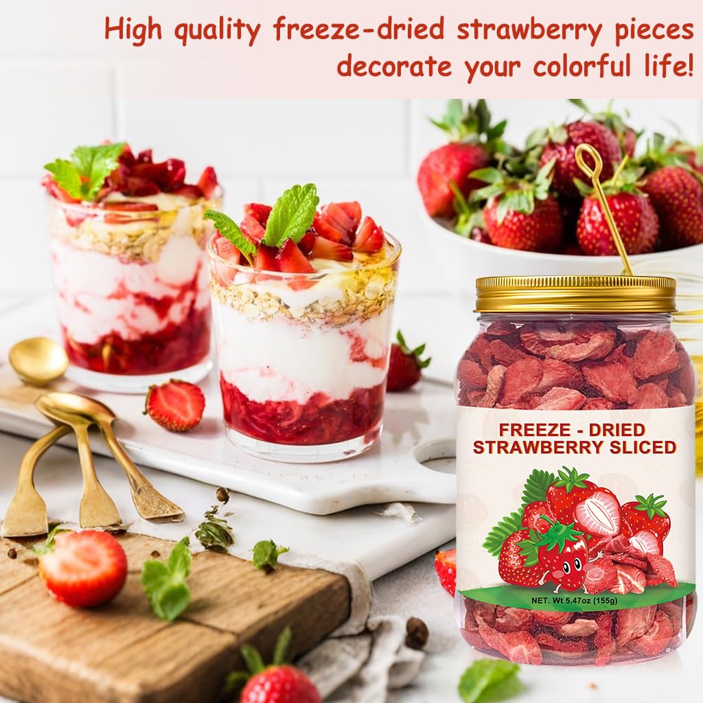 SEAYOFA strawberries for baking add color and crunch.