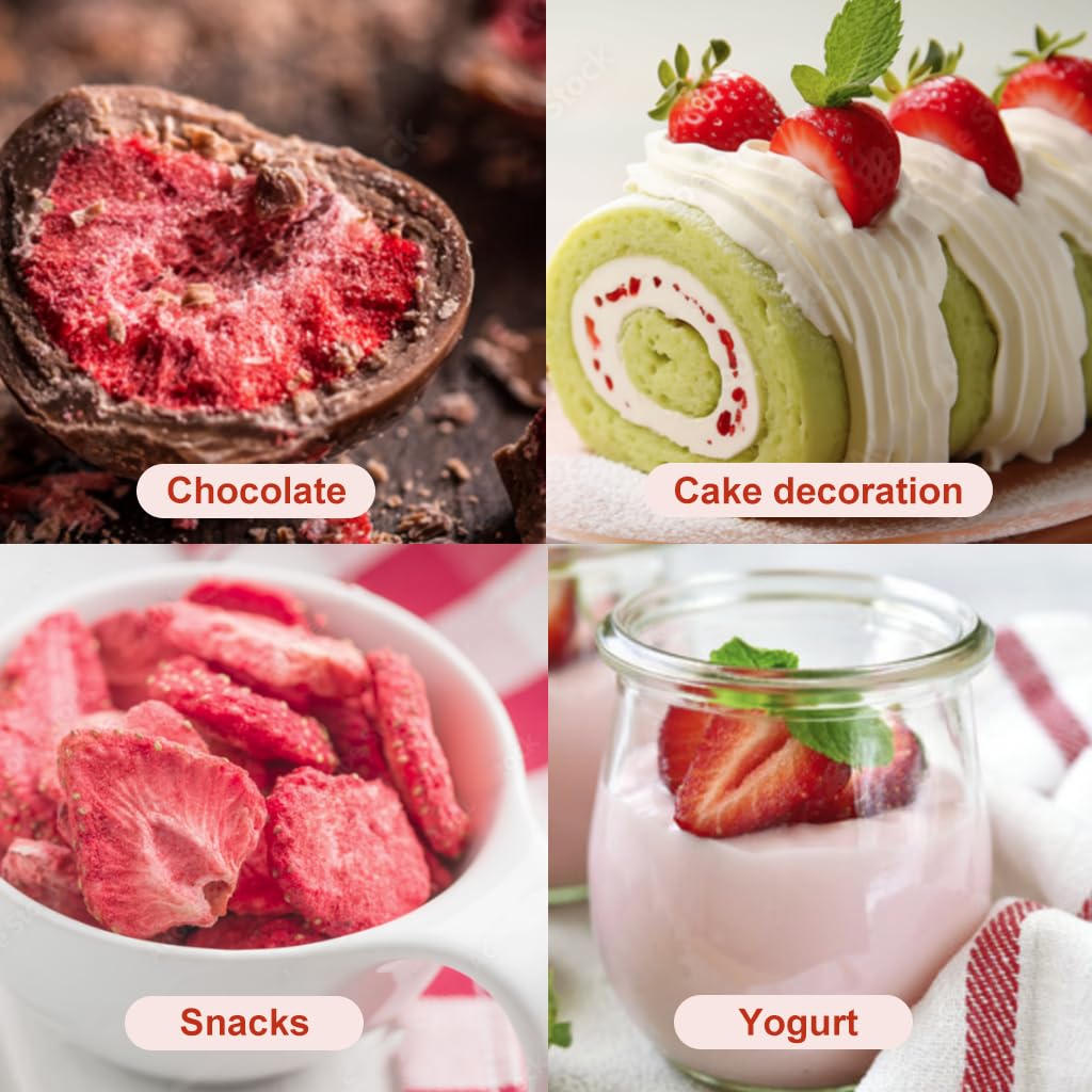SEAYOFA strawberries atop yogurt adds quick fruity flavor boost.