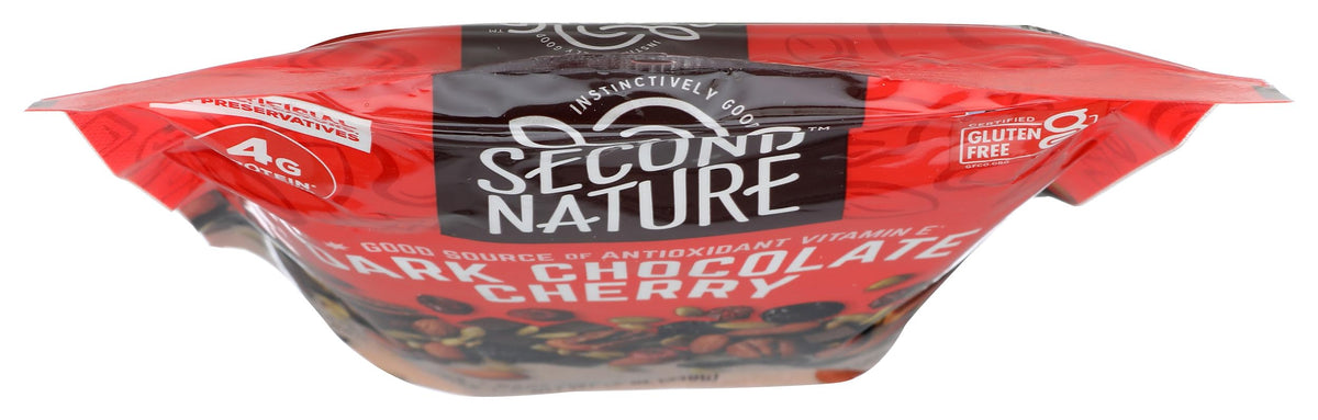 Second Nature Dark Chocolate Cherry Trail Mix serving bowl invites sharing.