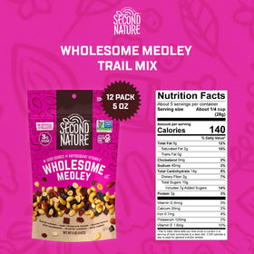 Second Nature Wholesome Medley close-up with cranberries and cherries.