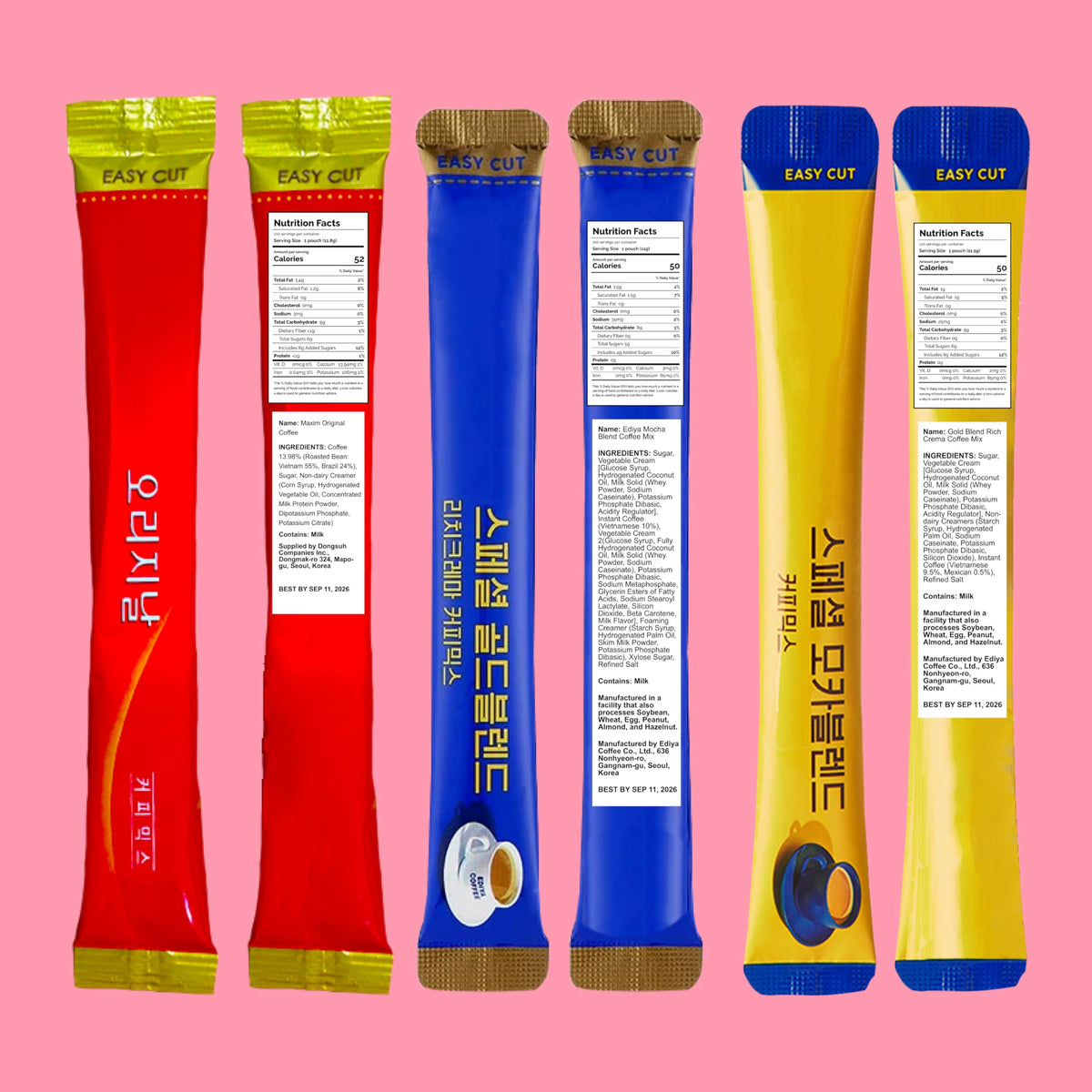 Seconde Nature Journey of Asia nutrition labels aid informed snacking.