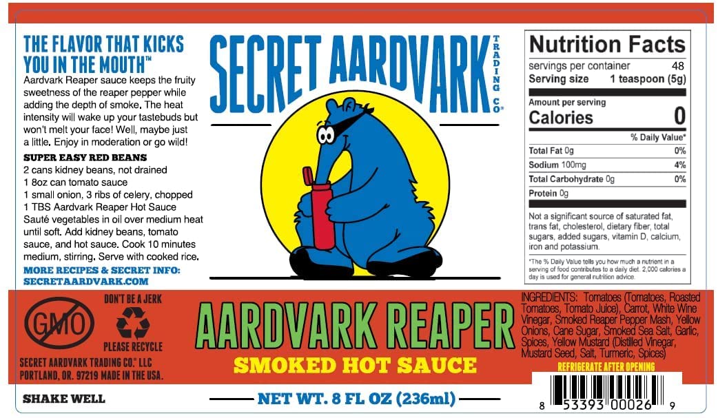 Secret Aardvark Habanero bottle brightens salsas with fruit notes.