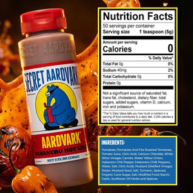 Secret Aardvark habanero hot sauce barbecue setup for marinades