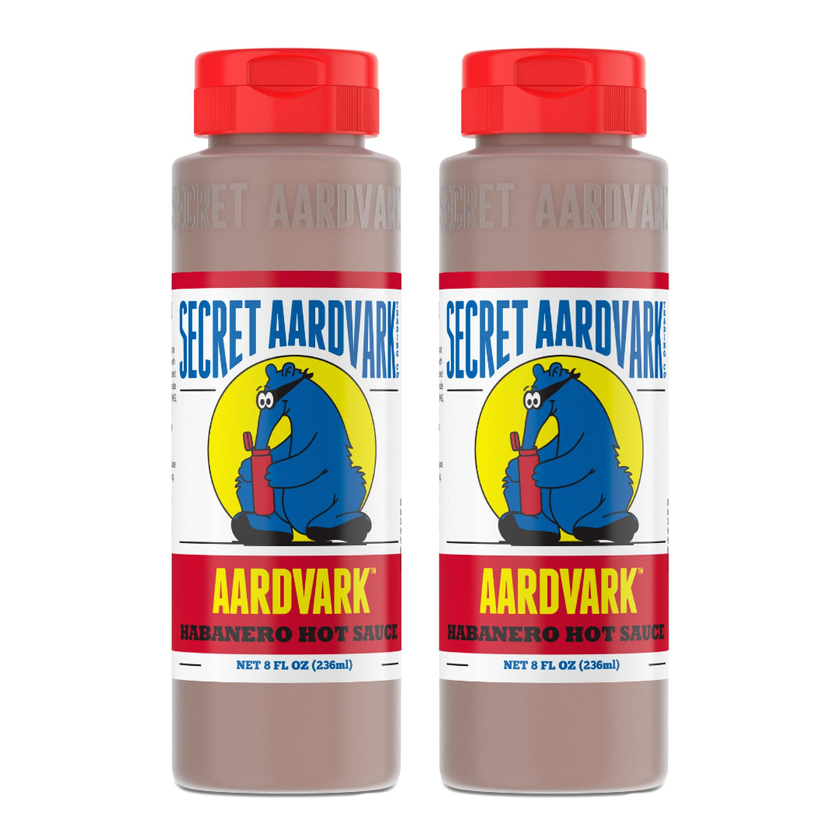Secret Aardvark Habanero hot sauce bottle ready for bold flavor
