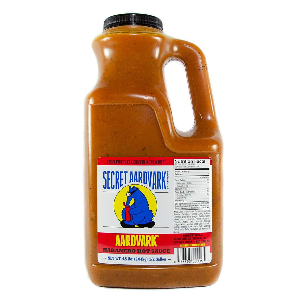 Secret Aardvark Habanero hot sauce bottle ready to elevate meals with bold flavor.