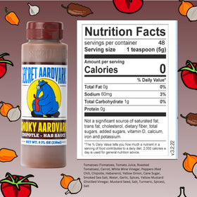 Secret Aardvark smoky chipotle sauce atop grilled vegetables to elevate flavor