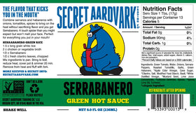 Secret Aardvark serrabanero hot sauce offers bright citrus heat for grilled veggies