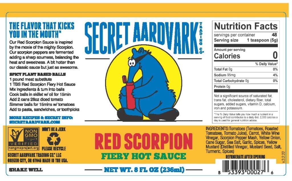 Secret Aardvark Variety Pack Gift Display showcases four flavors.