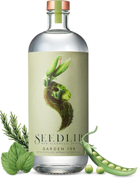 Seedlip Garden 108 bottle showcasing premium non-alcoholic flavor for sophisticated sipping