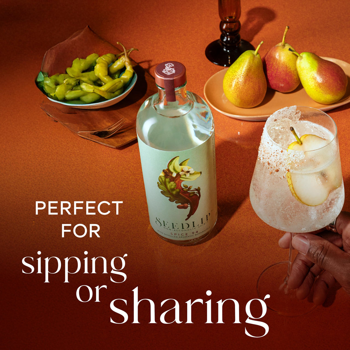 SEEDLIP Spice 94 cocktail ideas montage for modern mocktails