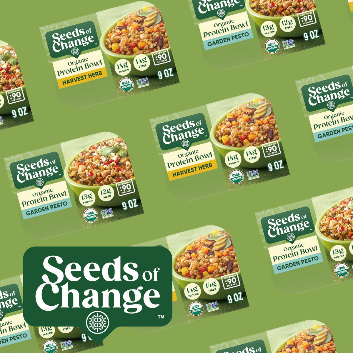 SEEDS OF CHANGE Office-ready meal that is quick and convenient.