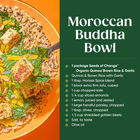 SEEDS OF CHANGE Buddha bowl ideas featuring quinoa-brown-rice blend