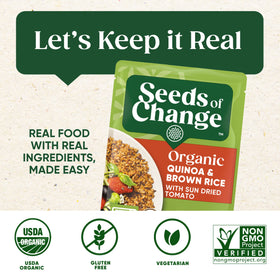 SEEDS OF CHANGE quick 90 second prep in microwave