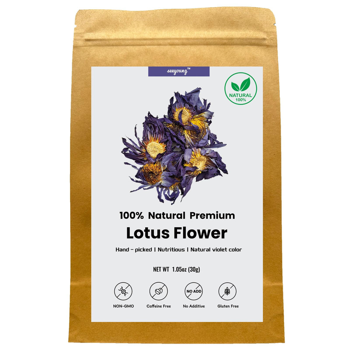 Seeyoung Premium lotus dried flowers tea – whole flower for fragrant tea and natural decor