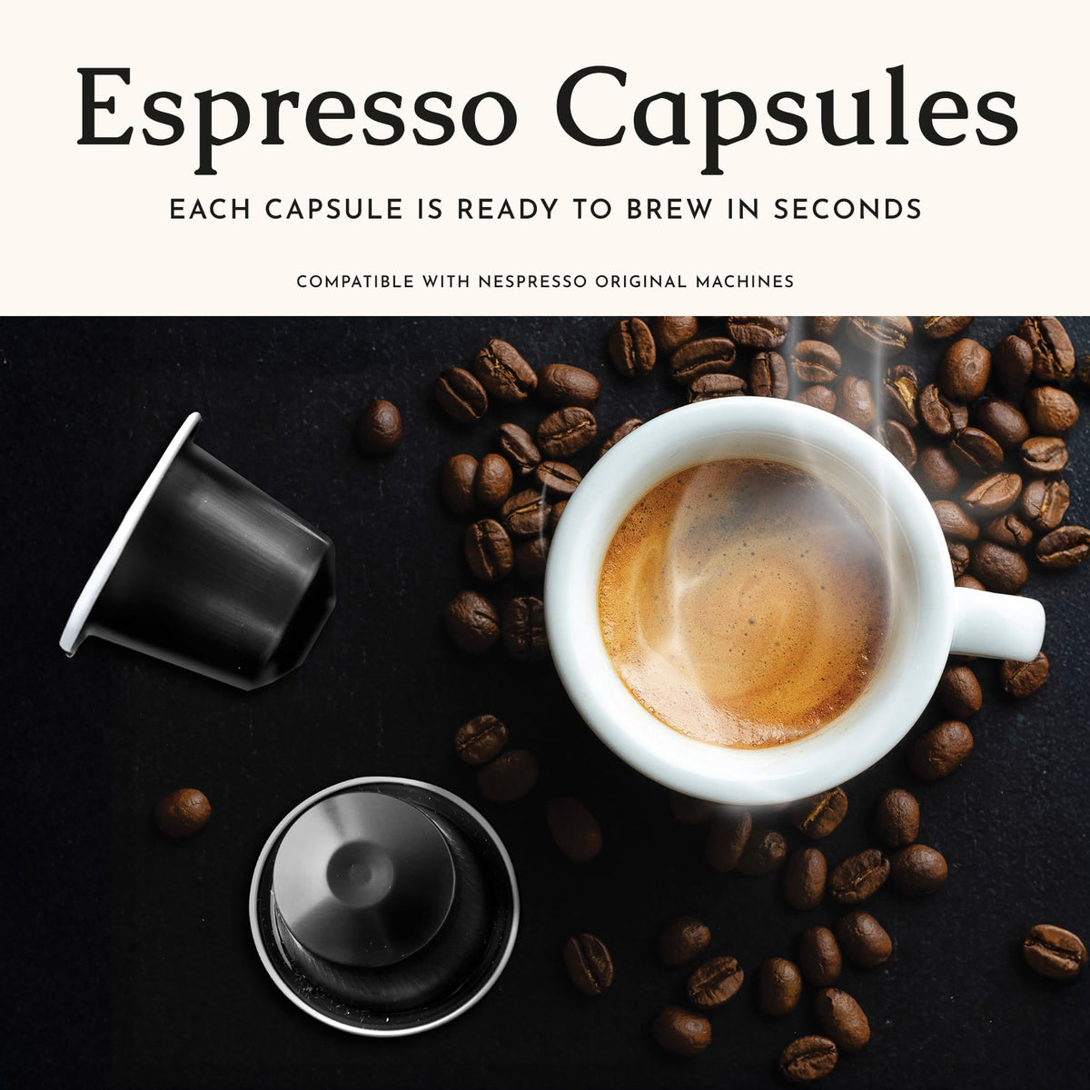 Segafredo Zanetti Encore espresso capsules with smooth crema finish