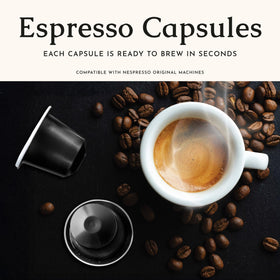 Segafredo Zanetti Encore espresso capsules with smooth crema finish
