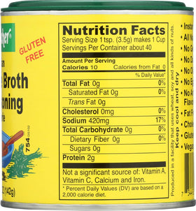 Seitenbacher vegetable broth cooking idea demonstrates versatile seasoning for stews.