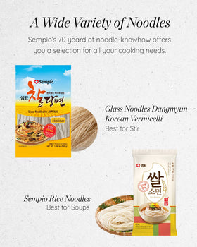 Sempio noodles ready to pair with a warm broth for ramen-style bowls.