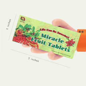 Sen Yuh Miracle Fruit Tablets at flavor-trip party inviting tastings
