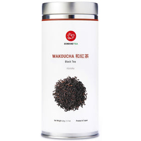 Senbird Wakoucha front of tin showing premium packaging and freshness protection