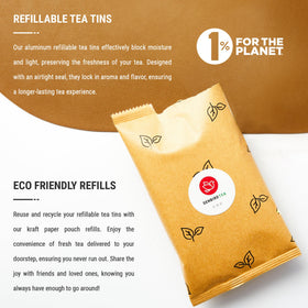 Senbird Wakoucha refill pack promoting sustainable tea routines
