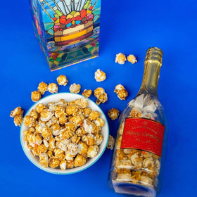 Send A Cake Birthday Bubble Box opens with automatic bubbles for instant surprise.
