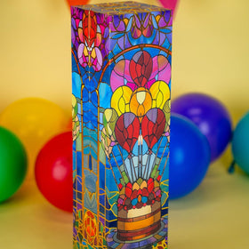 Send A Cake Birthday Bubble Box premium packaging enhances gifting experience.