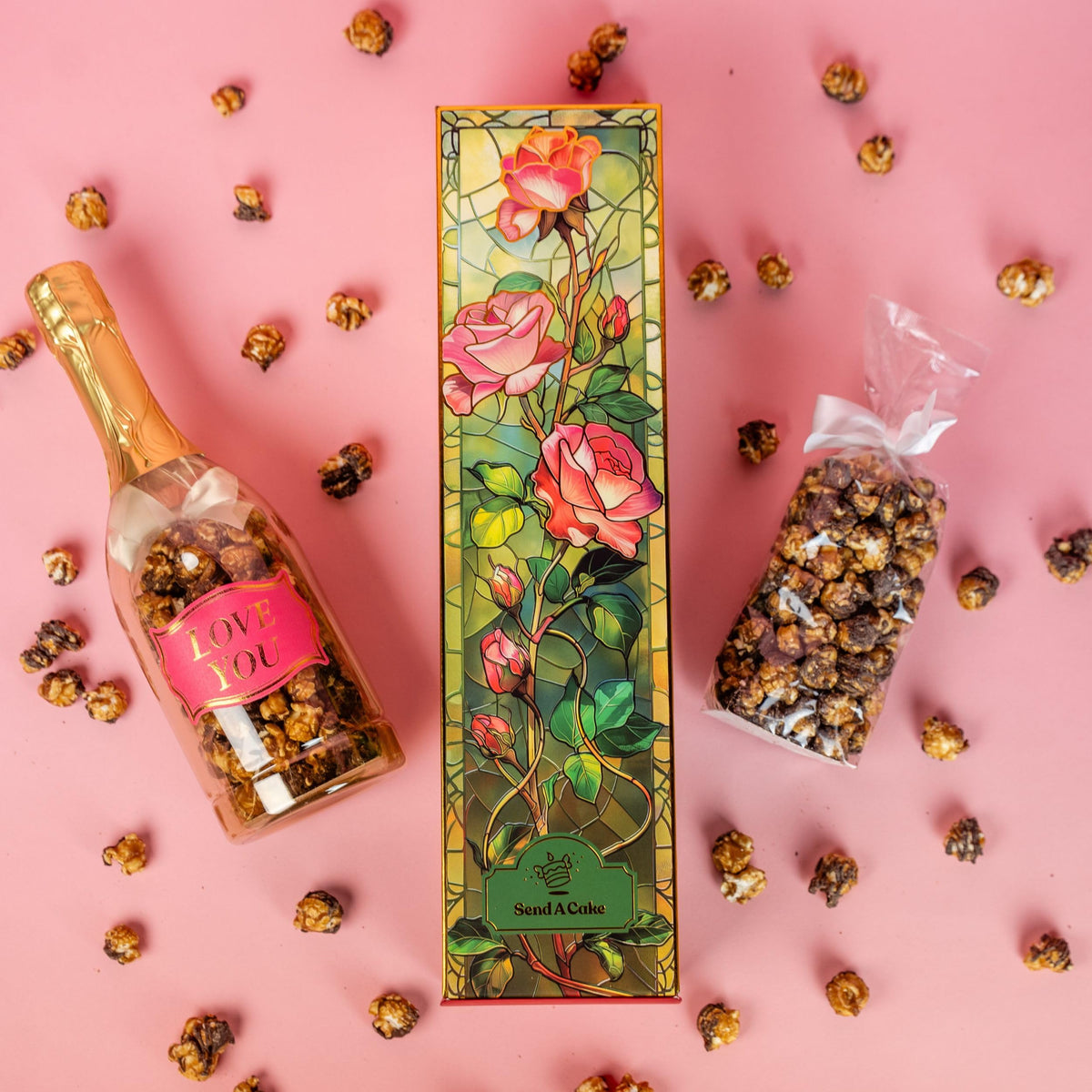 Send A Cake Birthday Surprise Gift Box, fully assembled and gift-ready