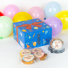 Send A Cake Bloom Box lemon cookie close-up with bright citrus flavor