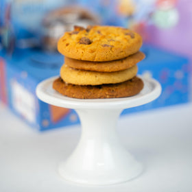 Send A Cake Bloom Box oatmeal cookie close-up hearty bite