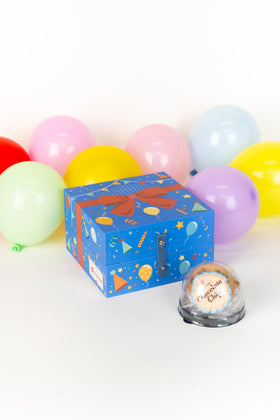Send A Cake Bloom Box pop-up balloons design enhances birthday surprise