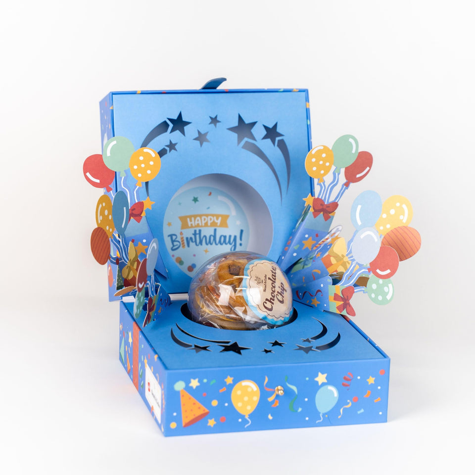 Send A Cake Happy Birthday Bloom Box unboxing moment sparks celebration