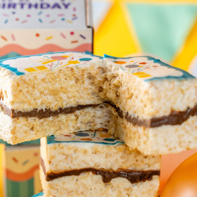 Send A Cake bite-sized treat close-up hints easy sharing.