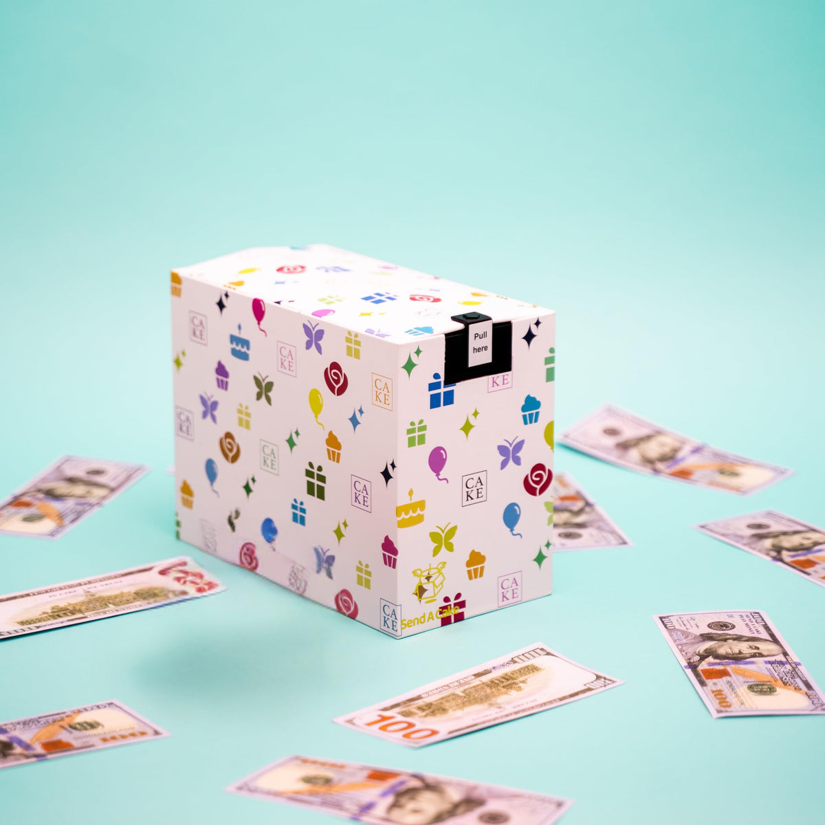 Send A Cake cake includes a birthday candle for instant celebration