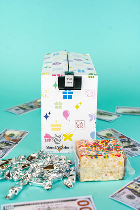 Send A Cake silver foil caramels offer premium treats for celebrations
