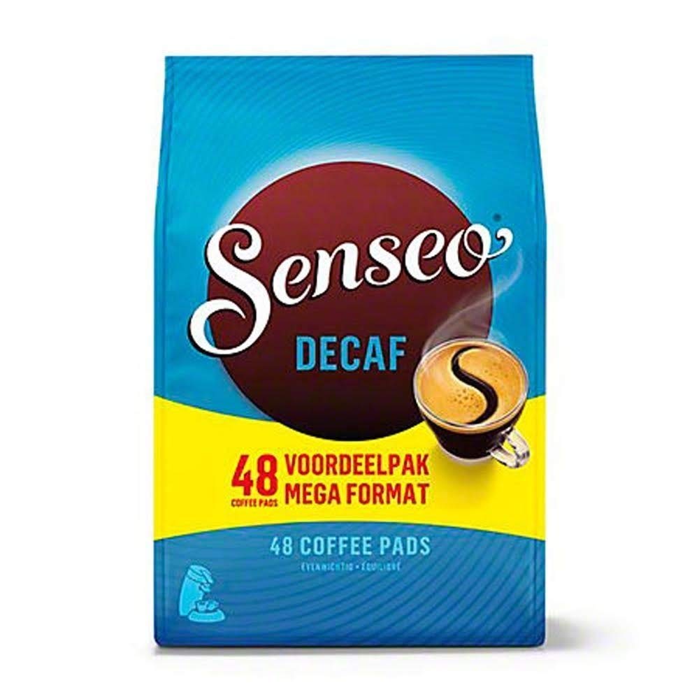 Senseo decaf coffee pods pour reveals rich crema for café-style home brewing