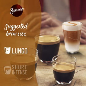 Senseo Mocca compostable pads for an eco-friendly daily brew.