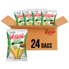 Sensible Portions Garden Veggie Snacks veggie straws sea salt—gluten-free, light crunch for on-the-go.