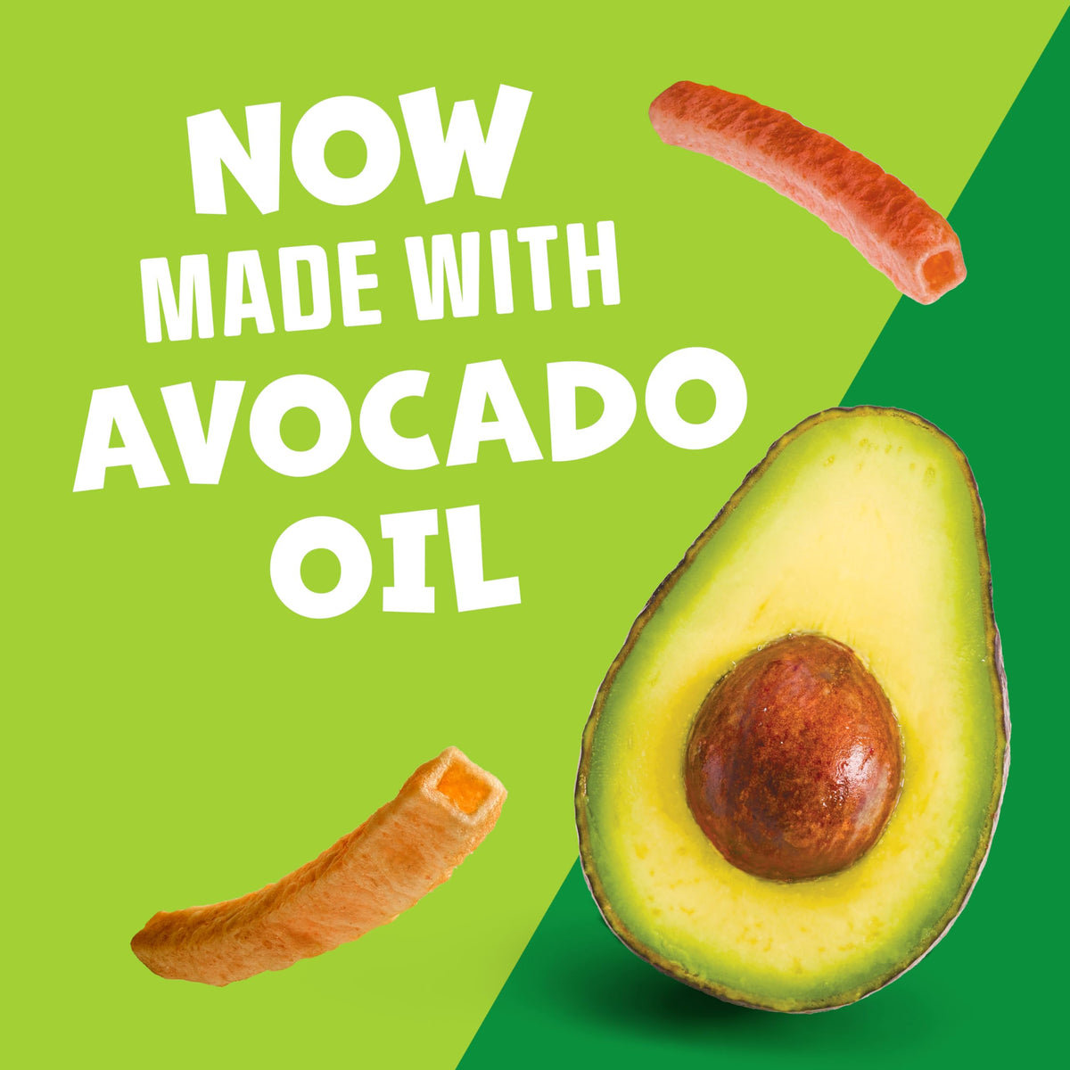 Sensible Portions Garden Veggie Straws avocado oil cooking for crisp flavor