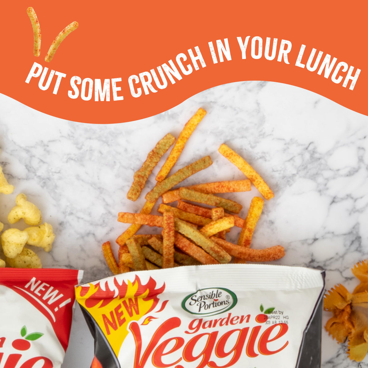 Sensible Portions Garden Veggie Straws Screamin' Hot gluten-free snack option