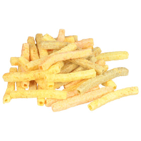 Sensible Portions veggie-straws close-up highlighting airy-crunch texture
