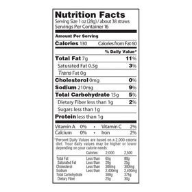 Sensible Portions veggie straws ingredients showcase garden veggies for satisfying snacking.