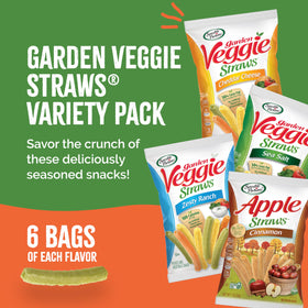 Sensible Portions Veggie Straws Ranch: savory flavor with airy crunch for on-the-go snacking