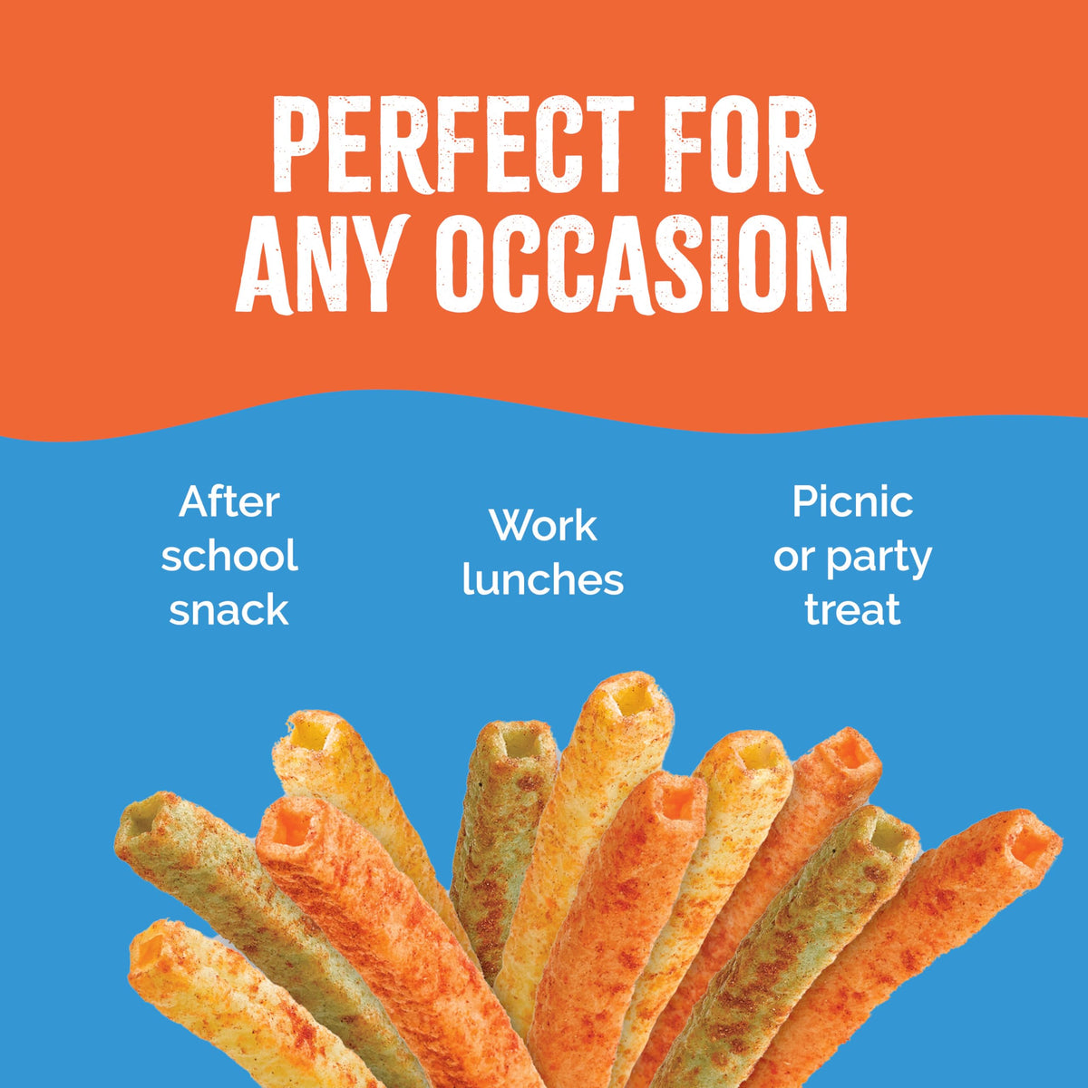 Sensible Portions Veggie Straws Screamin' Hot lunchbox idea with a crunch