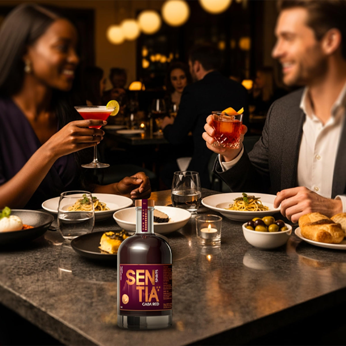 Sentia Gaba Red packaging on shelf, perfect for gifting or self-care moments.